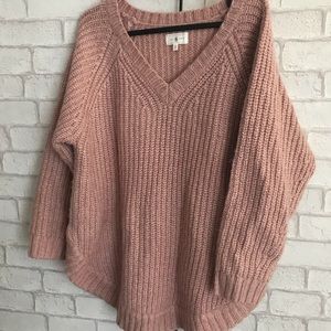 Lou & Grey Slouchy Shirttail Sweater